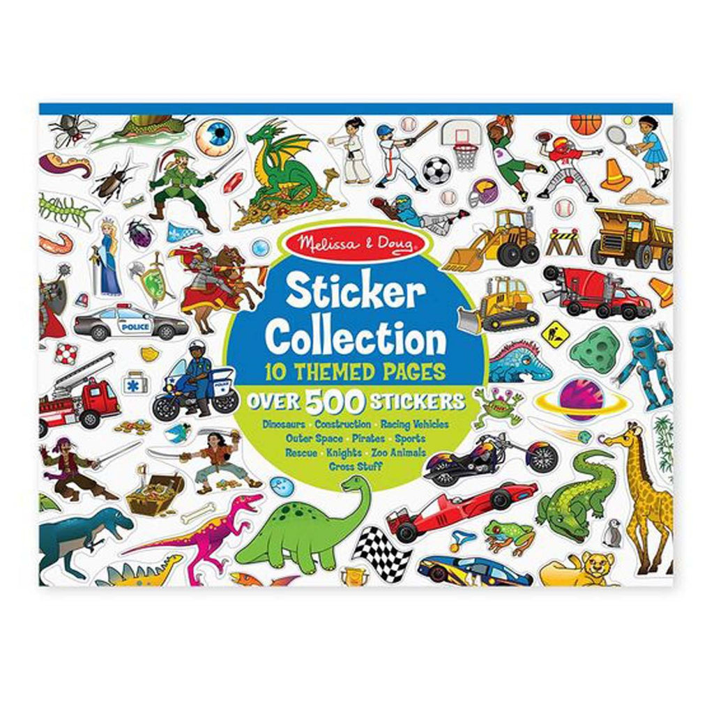 Melissa And Doug Blue Sticker Collection - Radar Toys