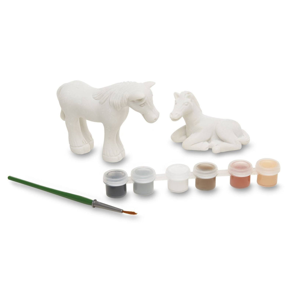 Melissa And Doug Decorate Your Own Horse Figures Craft Set