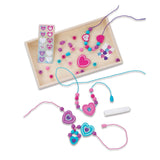 Melissa And Doug Decorate Your Own Wooden Heart Bead Set - Radar Toys