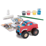 Melissa And Doug Decorate Your Own Wooden Monster Truck Set - Radar Toys