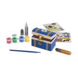 Melissa And Doug Decorate Your Own Wooden Pirate Chest Craft Set - Radar Toys
