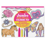 Melissa And Doug Jumbo Multi-Theme Coloring Pad - Radar Toys