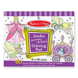 Melissa And Doug Jumbo Princess And Fairy Coloring Pad - Radar Toys