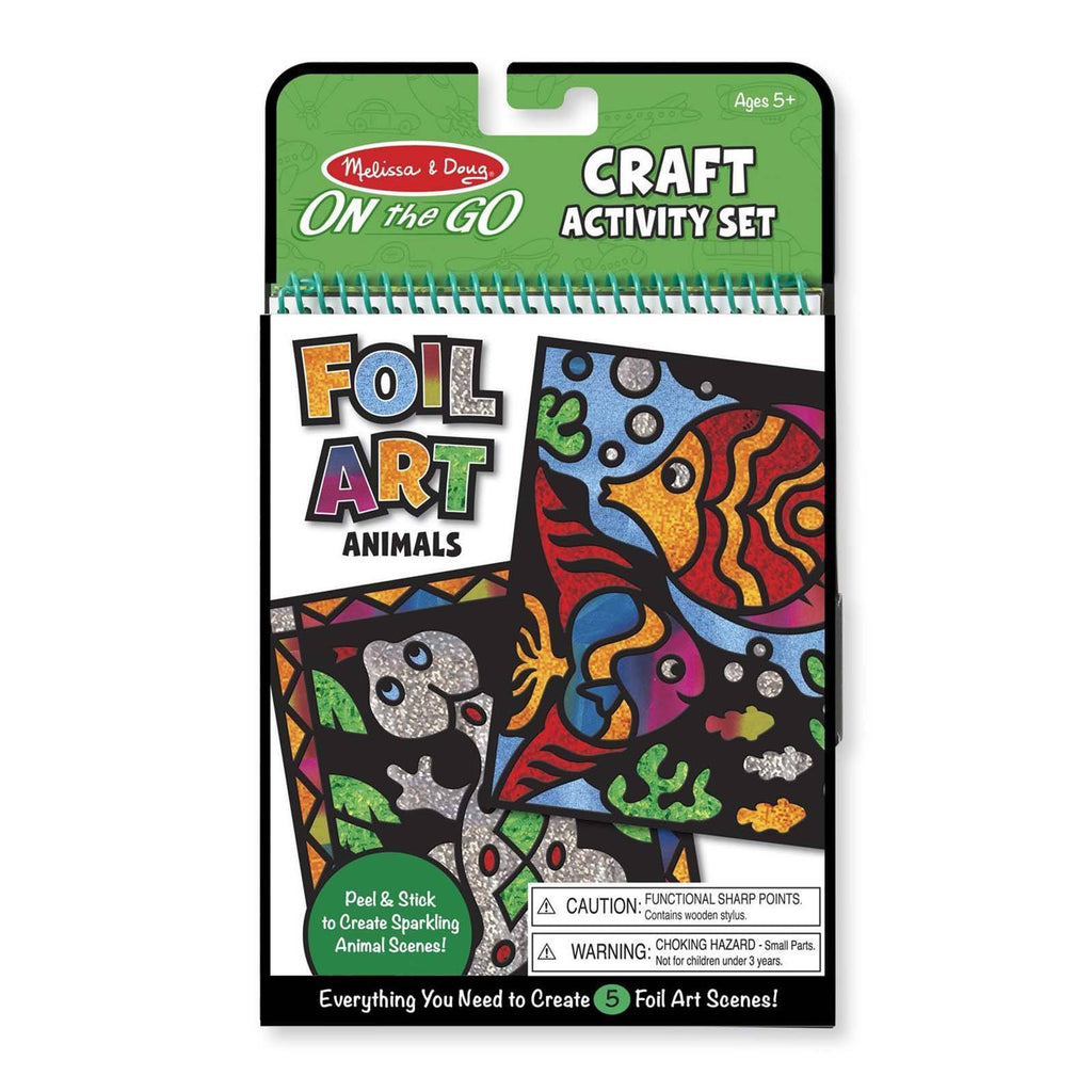 Melissa And Doug On The Go Foil Art Animals Craft Activity Set