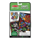 Melissa And Doug On The Go Foil Art Animals Craft Activity Set - Radar Toys