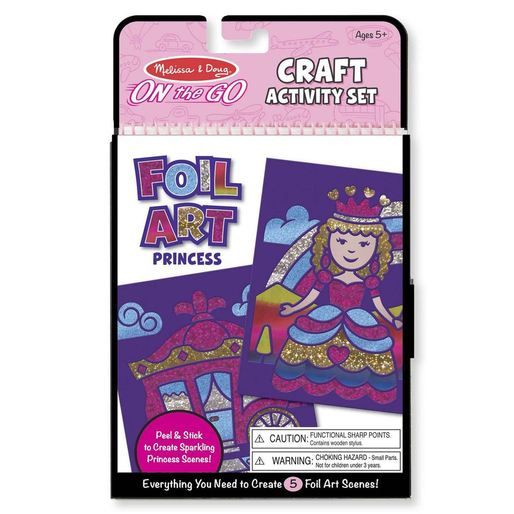 Melissa And Doug On The Go Foil Art Princess Craft Activity Set