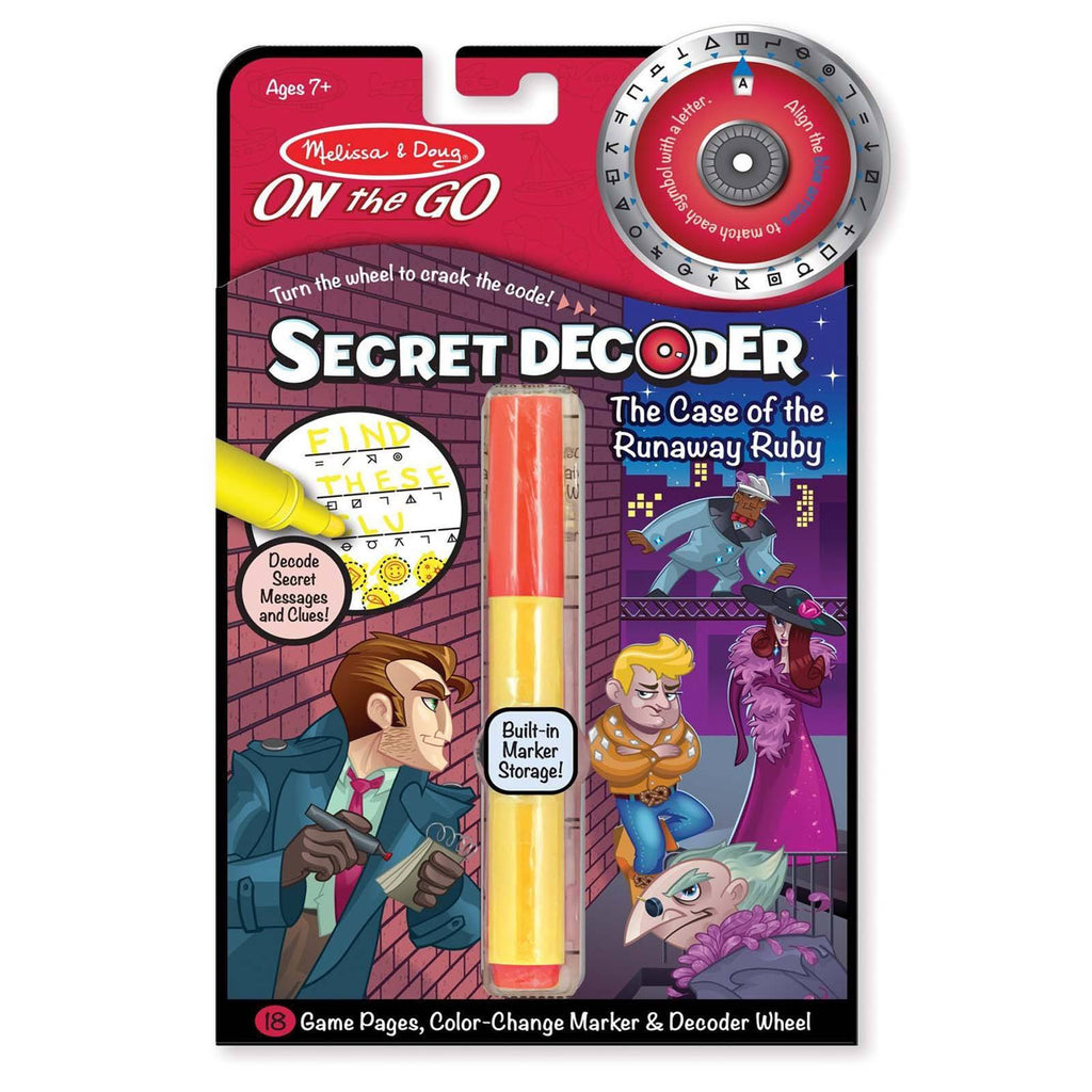 Melissa And Doug On The Go Secret Decoder Runaway Ruby Set