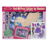 Melissa And Doug Peel And Press Sticker By Number Unicorn Set - Radar Toys