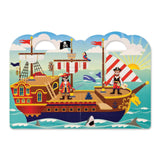 Melissa And Doug Pirate Puffy Reusable Sticker Play Set - Radar Toys