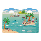 Melissa And Doug Pirate Puffy Reusable Sticker Play Set - Radar Toys