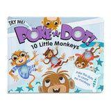 Melissa And Doug Poke A Dot 10 Little Monkeys Book - Radar Toys