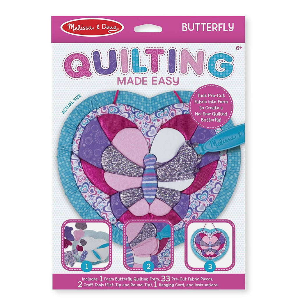Melissa And Doug Quilting Made Easy Butterfly Set