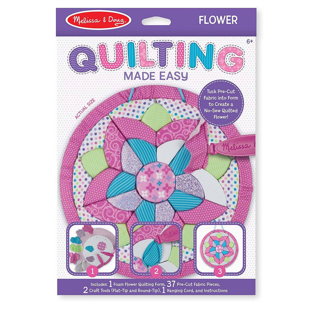 Melissa And Doug Quilting Made Easy Flower Set
