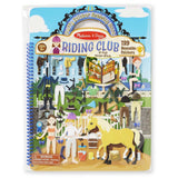Melissa And Doug Reusable Puffy Riding Club Sticker Activity Book - Radar Toys