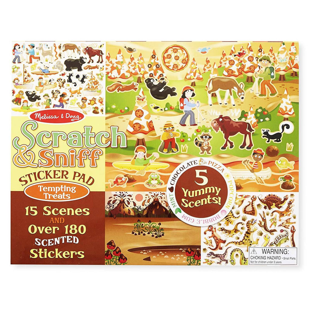 Melissa And Doug Scratch And Sniff Tempting Treats Sticker Pad