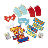 Melissa And Doug Simply Crafty Superhero Masks And Cuffs Set - Radar Toys