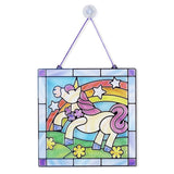 Melissa And Doug Stained Glass Made Easy Unicorn Set - Radar Toys