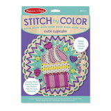 Melissa And Doug Stitch By Color Cute Cupcake Craft Set - Radar Toys