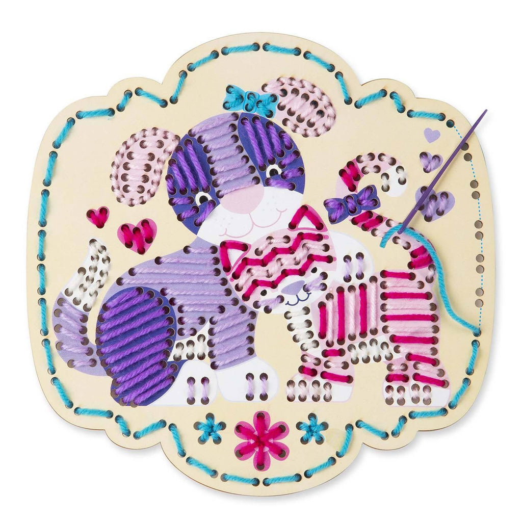 Melissa And Doug Stitch By Color Puppy And Kitten Craft Set