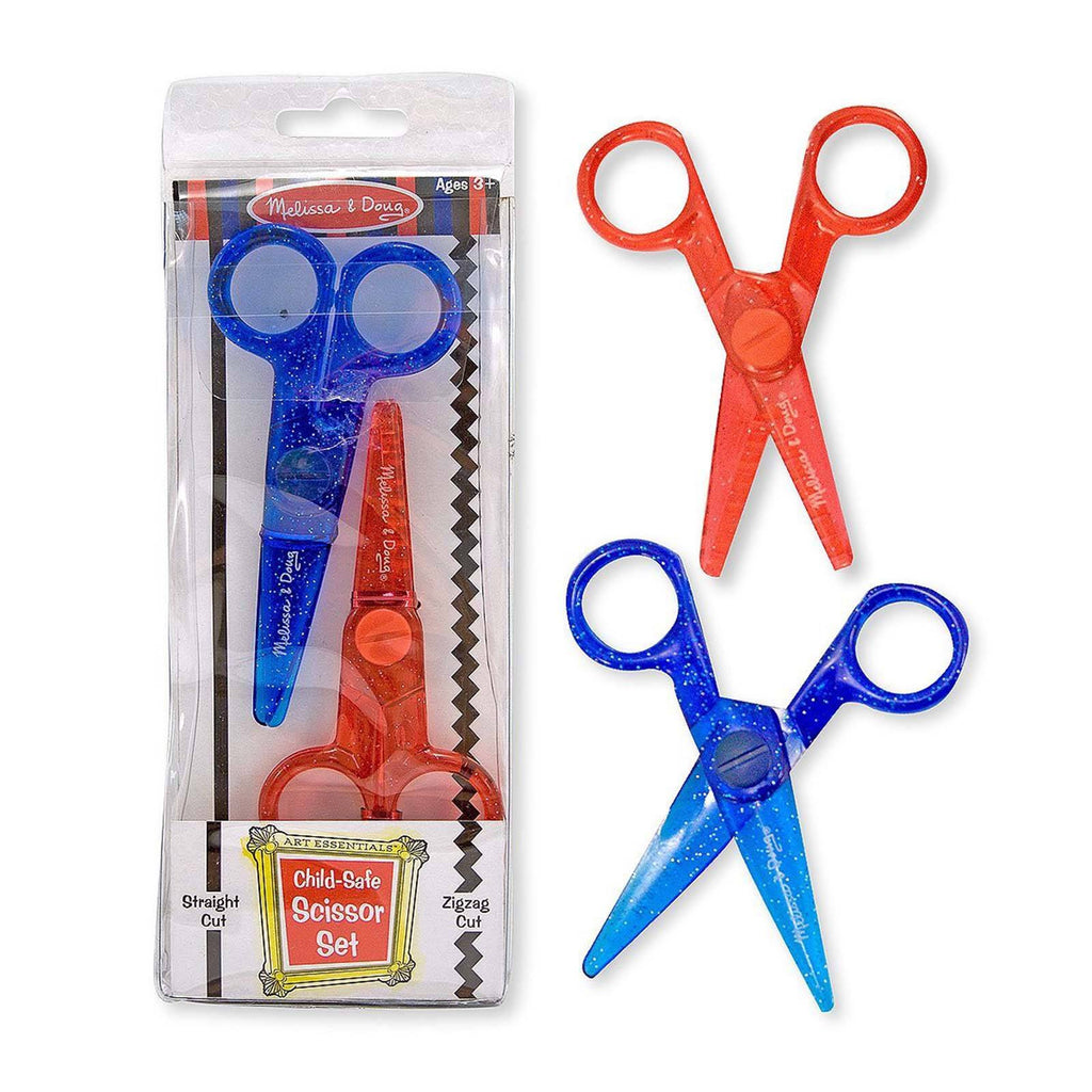 Melissa And Doug Straight And Zigzag Cut Child Safe Scissors Set