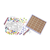 Melissa And Doug Wooden Stringing Beads Craft Set - Radar Toys