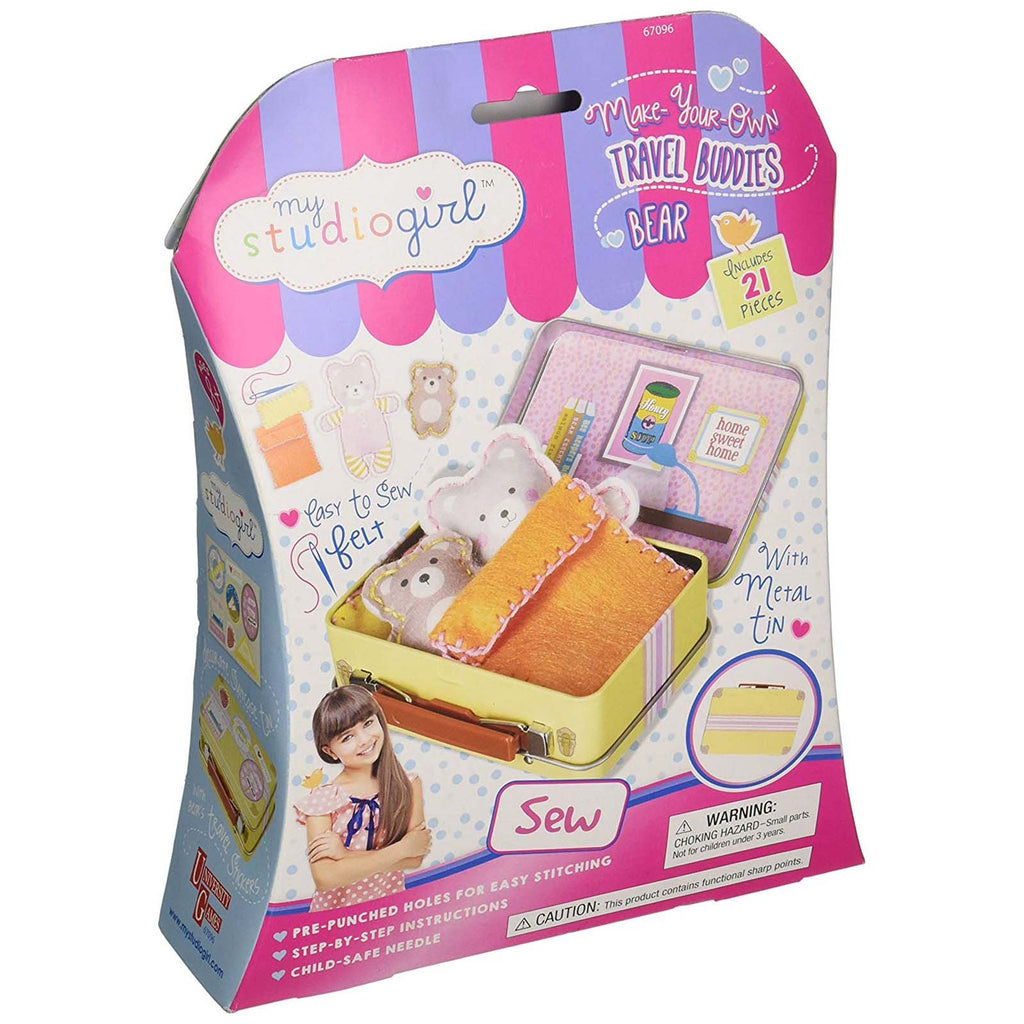 My Studio Girl Travel Buddies Bear Sew Set