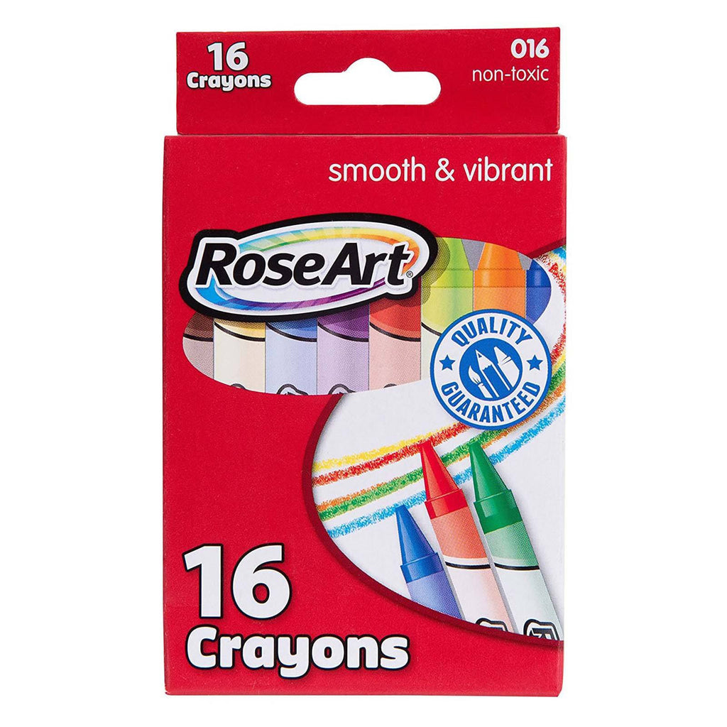Rose Art 16 Count Smooth And Vibrant Crayons - Radar Toys