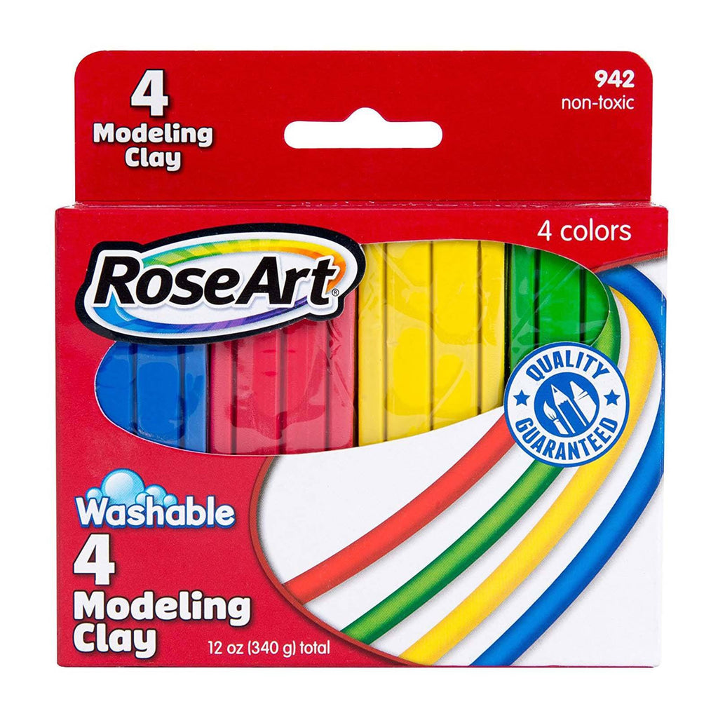 Rose Art 4 Count Washable Molding Clay - Radar Toys