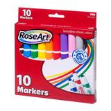 Rose Art Broadline Classic Colors 10 Count Markers - Radar Toys