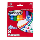 Rose Art Broadline Classic Colors 8 Count Washable Markers - Radar Toys
