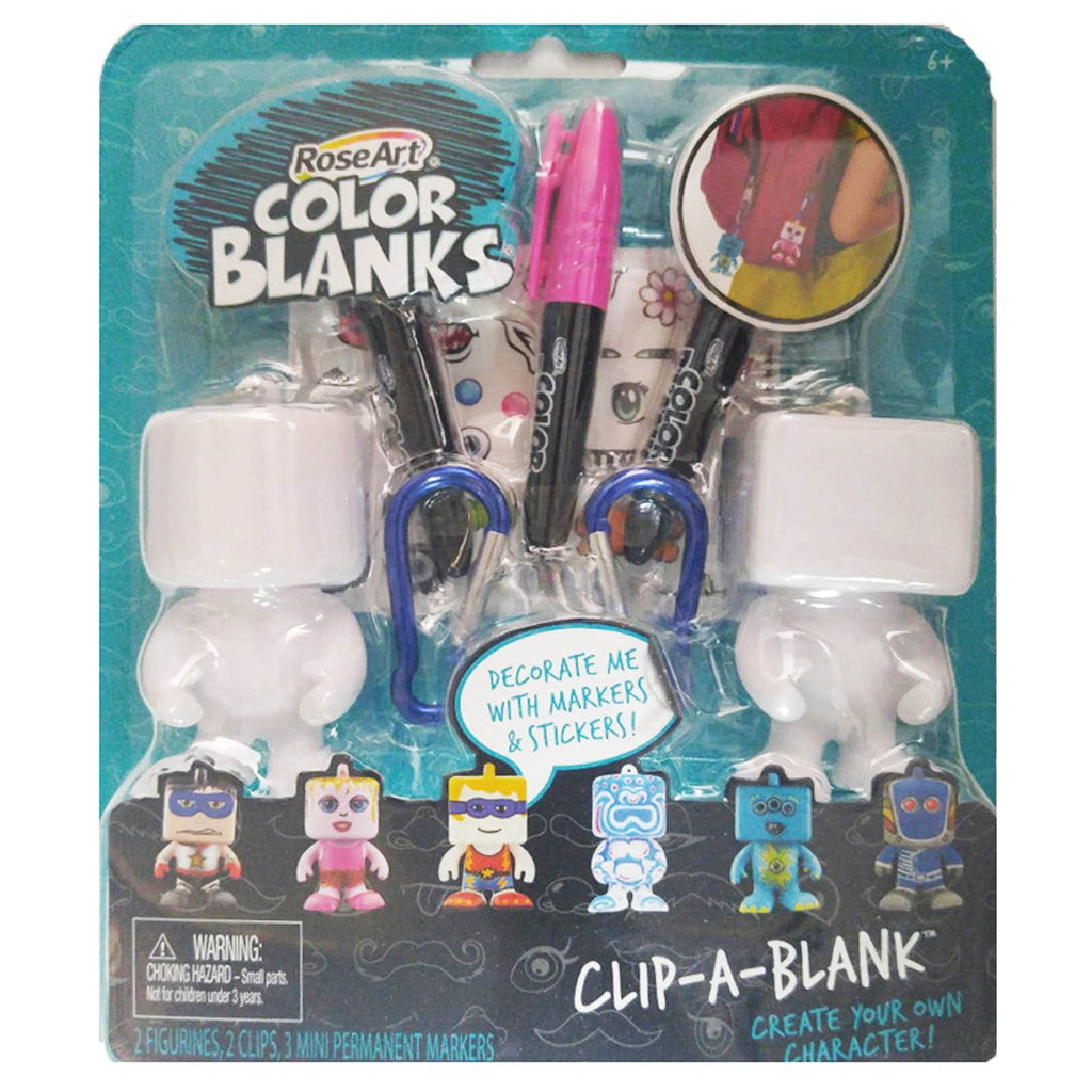 Rose Art Color Blanks Clip-A-Blank 2 Pack