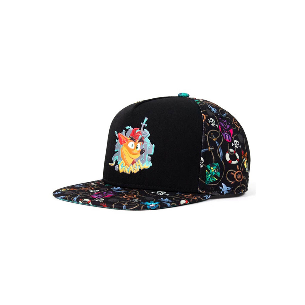 Crash Bandicoot Premium Pattern Snapback Hat