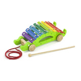 Original Toy Co Crocodile Pull Along Xylophone Set - Radar Toys