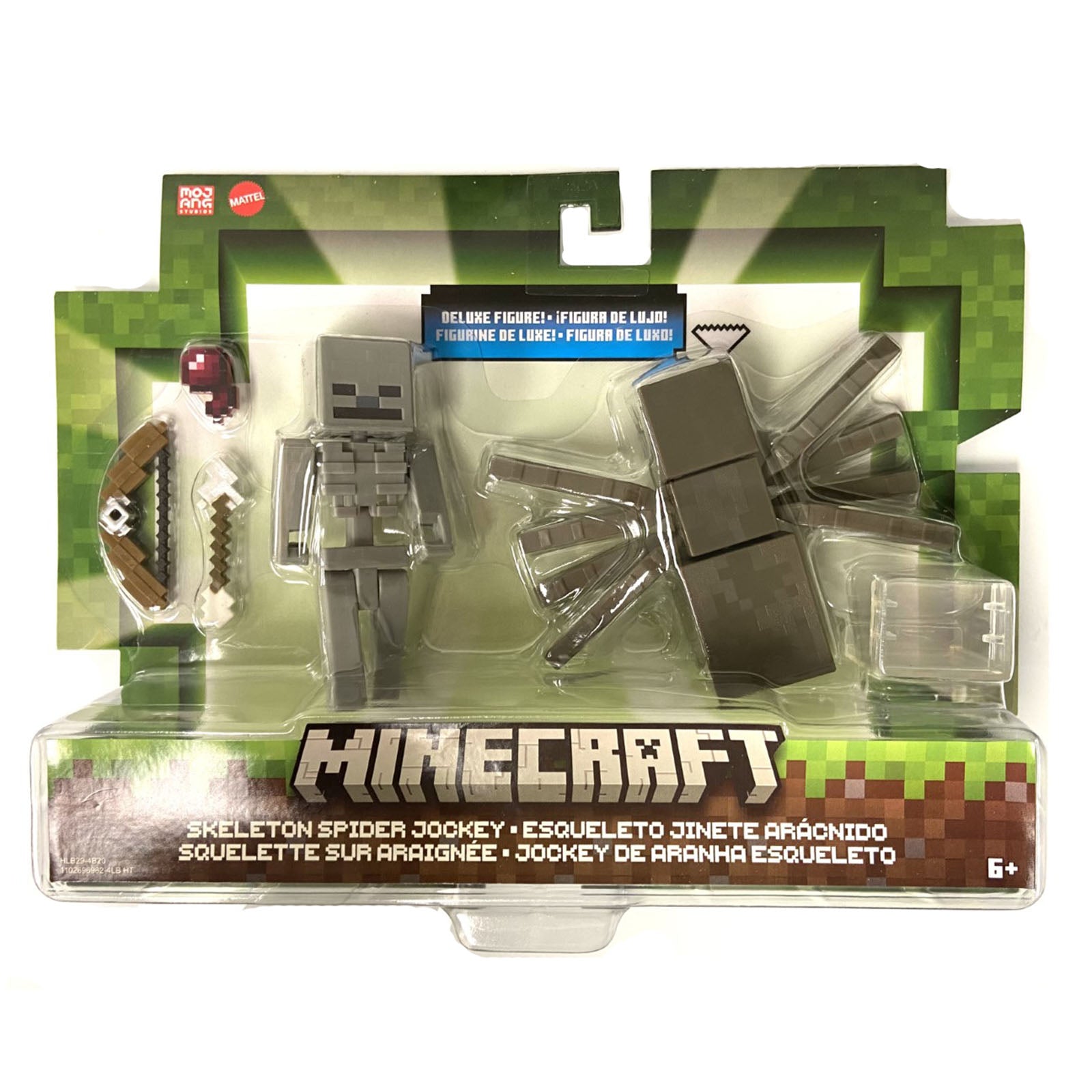 Minecraft Skeleton Spider Jockey Figure Set| Radar Toys
