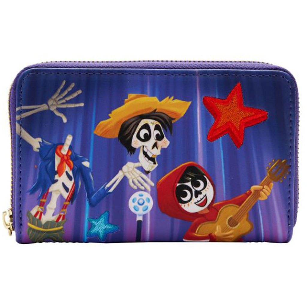 Loungefly Pixar Moments Miguel And Hector Performance Zip Around Wallet - Radar Toys