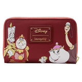 Loungefly Disney Beauty And The Beast Fireplace Scene Zip Around Wallet - Radar Toys