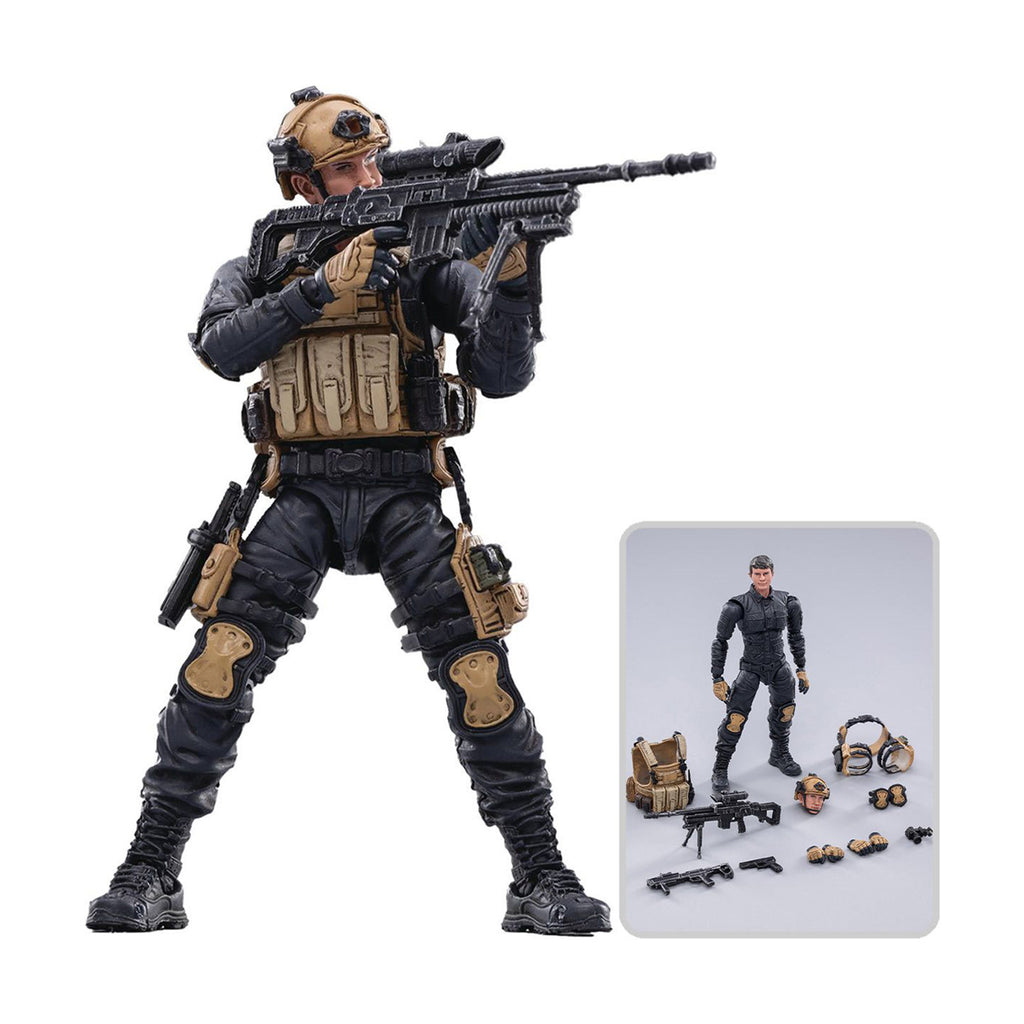 Joy Toy 1st Peoples Armed Police Sniper Action Figure - Radar Toys