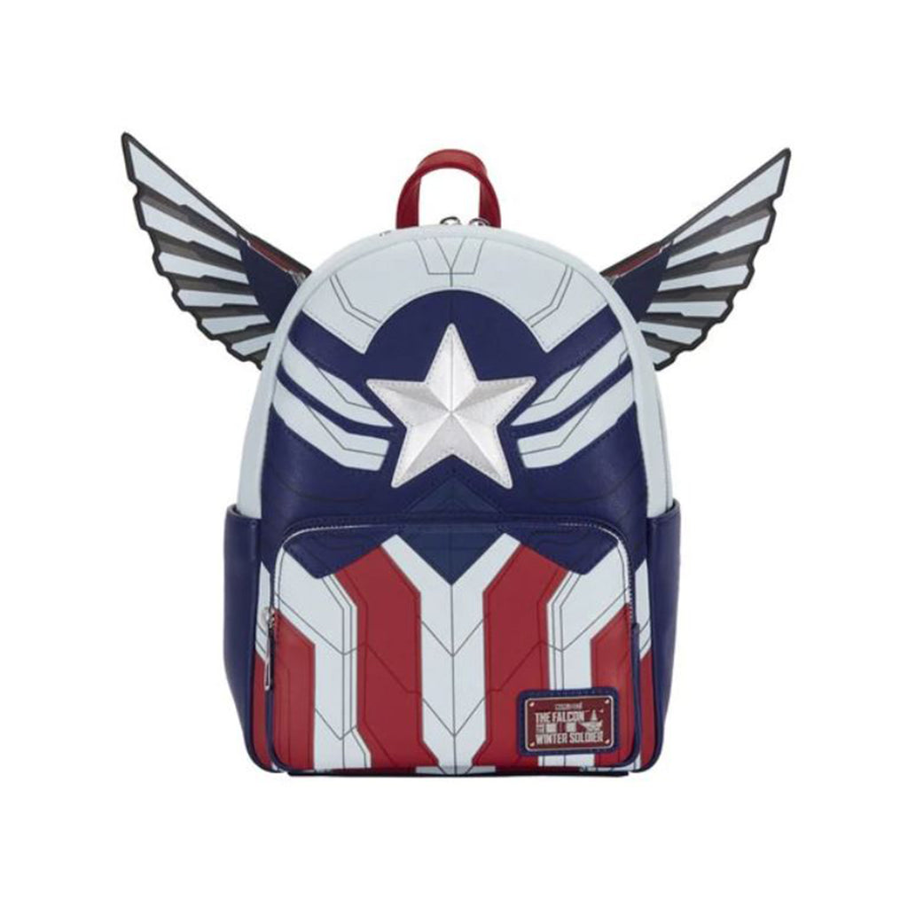 Loungefly Marvel Falcon Captain America Cosplay Mini Backpack - Radar Toys