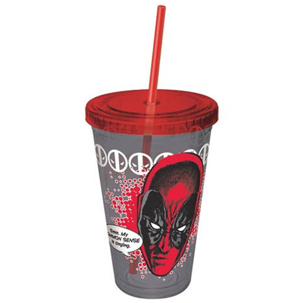 Deadpool My Common Sense Acrylic 16 oz. Travel Cup