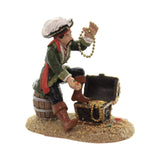 Department 56 Margaritaville Village A Pirate And His Treasures Figurine - Radar Toys