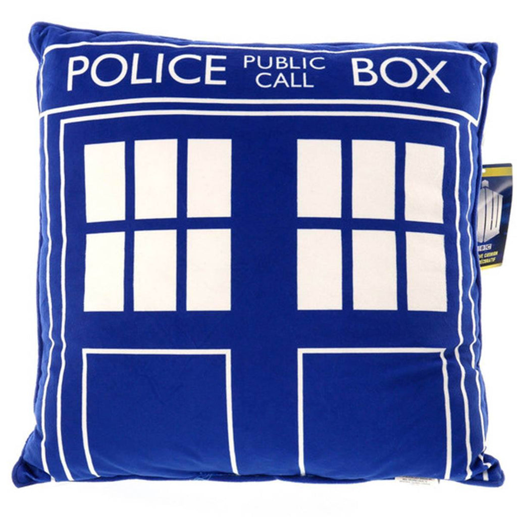 Doctor Who Tardis Square Cushion Pillow