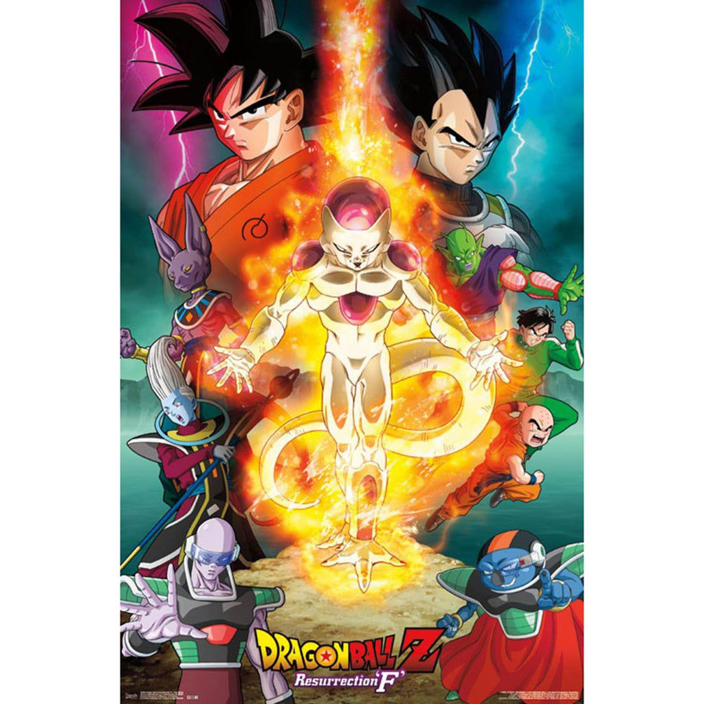 Dragon Ball Z Resurrection F Group Wall Poster