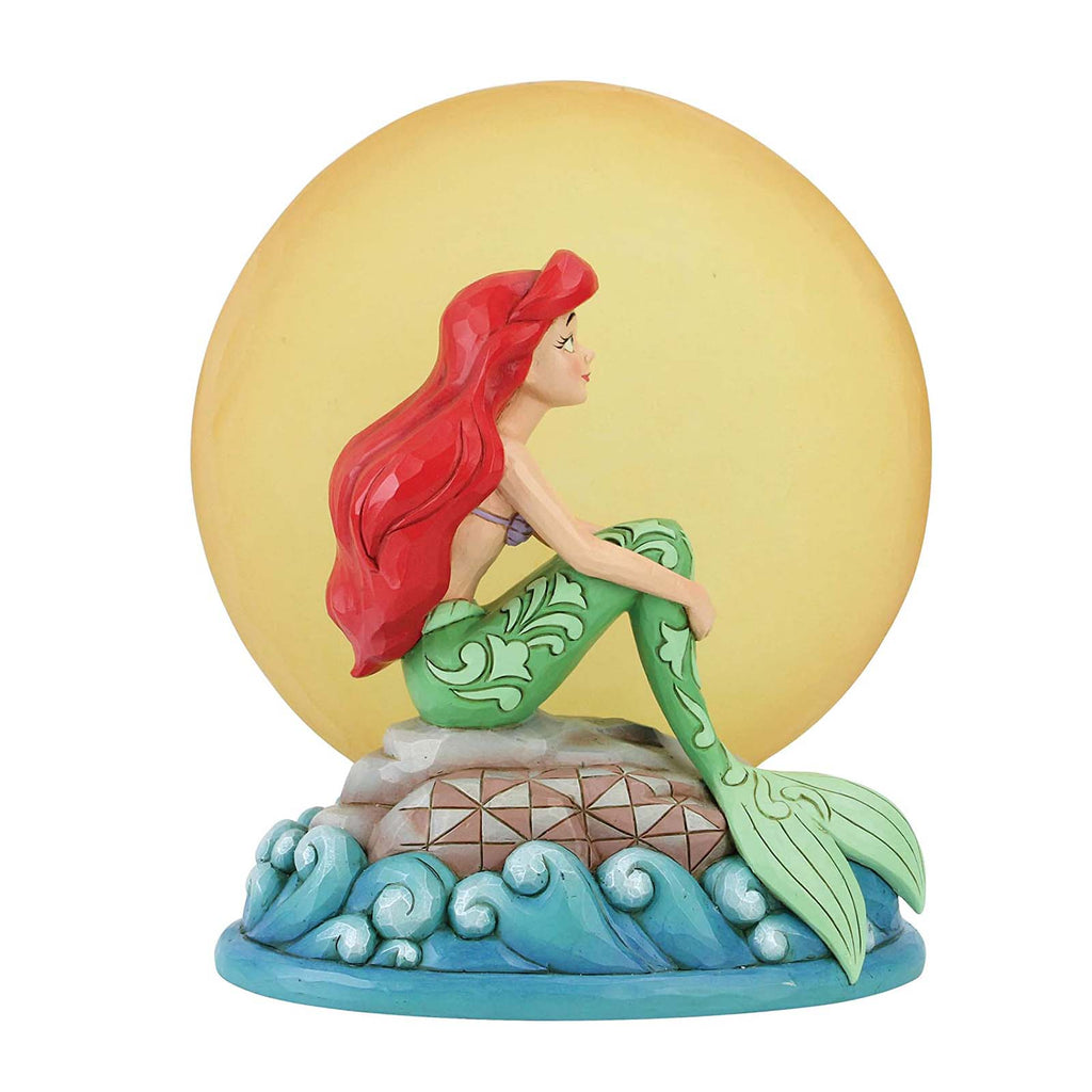 Enesco Disney Traditions Ariel Mermaid By Moonlight Figurine