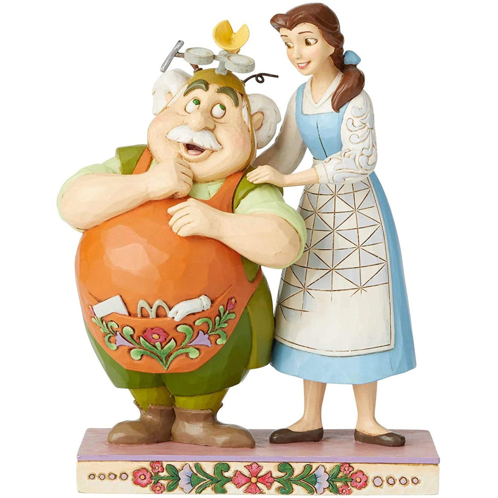 Enesco Disney Traditions Beauty & The Beast Belle And Maurice Figurine
