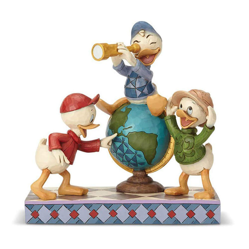 Enesco Disney Traditions Navigating Nephews Figure