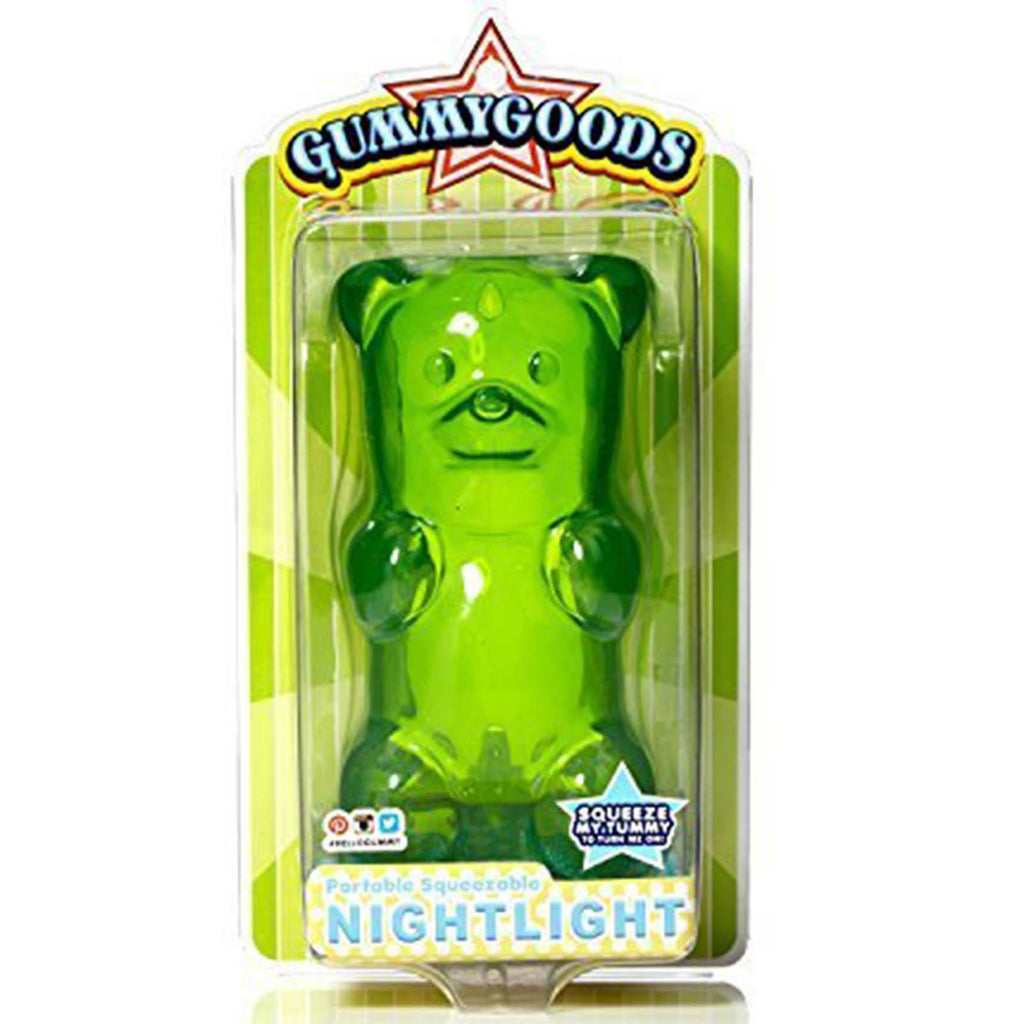 Gummygoods Green Gummy Bear Portable Squeezable Nightlight