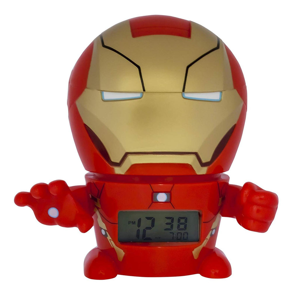Marvel Avengers Bulb Botz Iron Man Night Light Alarm Clock