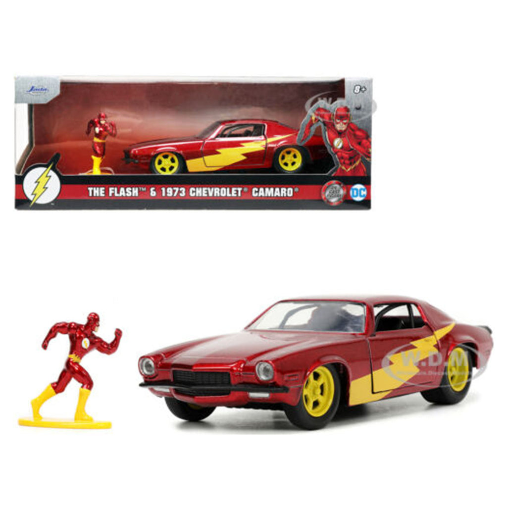 Jada Toys DC Flash 1973 Camaro Die Cast 32nd Scale Set