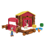 K'Nex Lincoln Logs Fun On The Farm 102 Piece Wood Building Set - Radar Toys