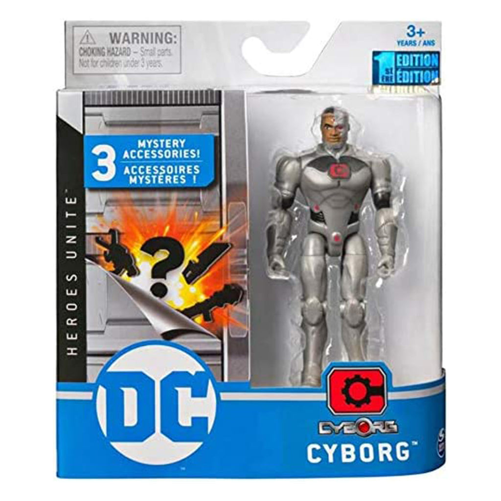 Spin Master DC Heroes Unite Cyborg 4 Inch Action Figure